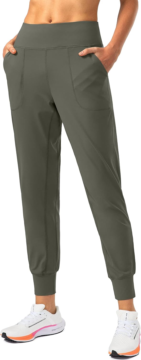 Soothfeel High-Waist Athletic Joggers women's clothing with real, functional pockets
