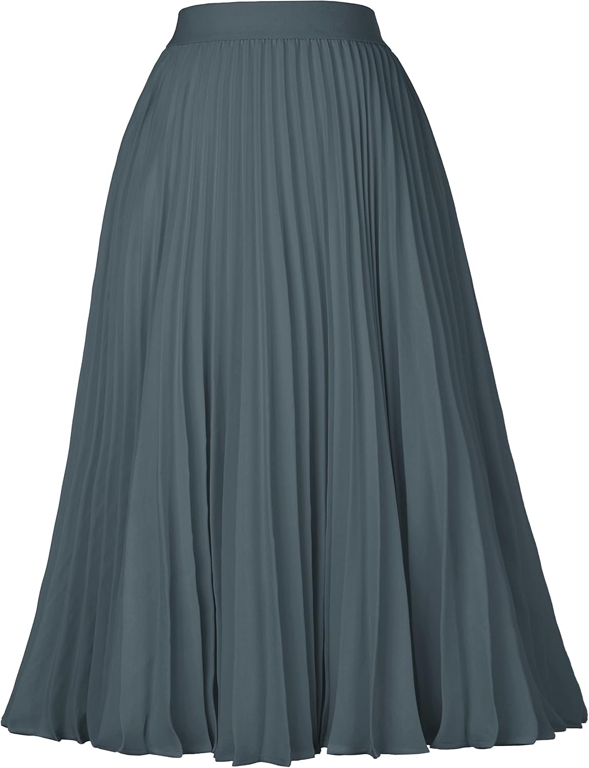 GRACE KARIN Flared Ruffle Chiffon Skirt women's clothing with real, functional pockets