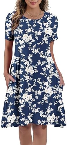 REGAI Floral T-Shirt Dress with Pockets women's clothing with real, functional pockets