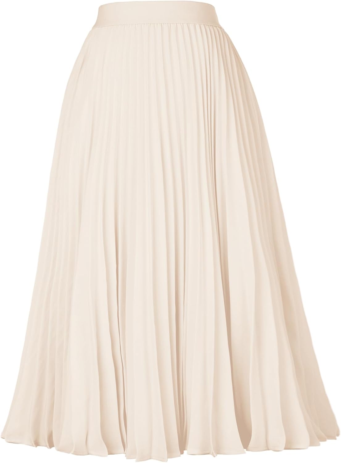 GRACE KARIN Pleated Chiffon Swing Skirt women's clothing with real, functional pockets