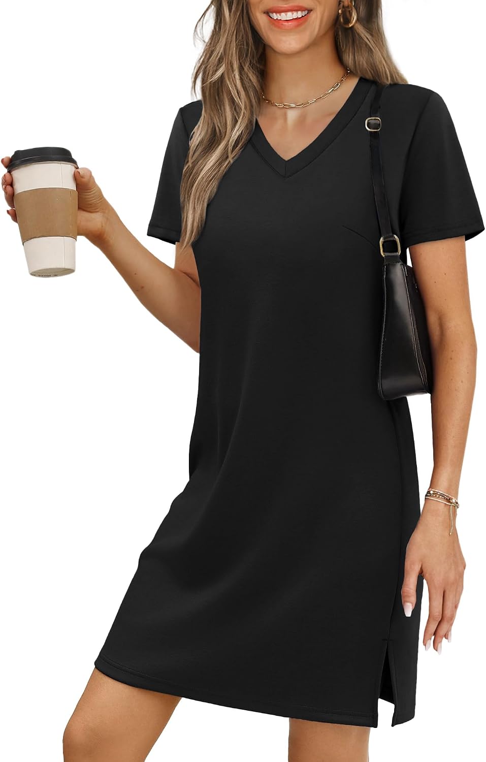 RUMIA T-Shirt Mini Dress women's clothing with real, functional pockets