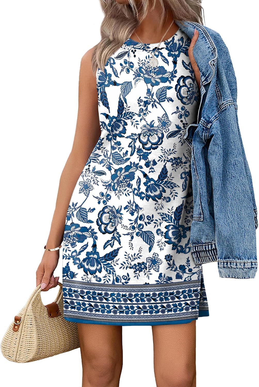 WIHOLL Boho Italian Sundress women's clothing with real, functional pockets