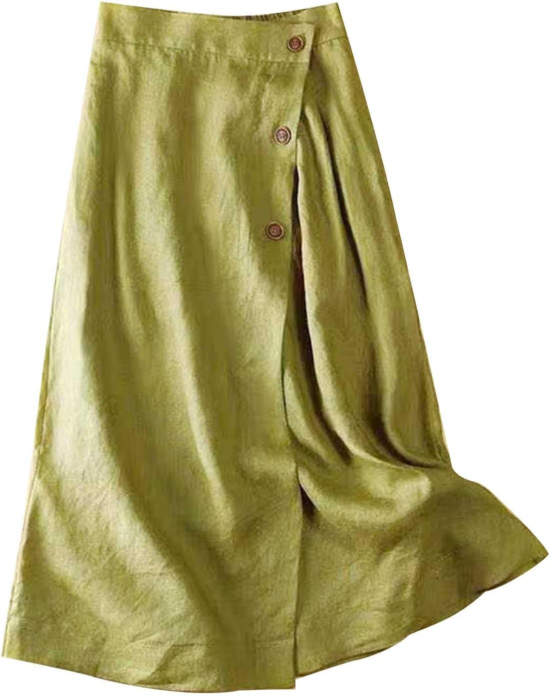 Linen Basics Cotton Linen A-Line Skirt women's clothing with real, functional pockets